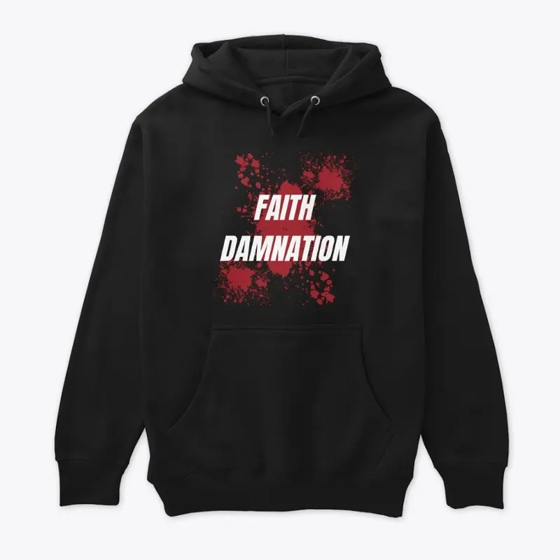 Faith and Damnation Red Hoodie